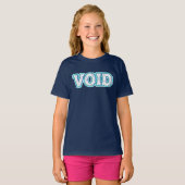VOID//CRACKED: エレクトリック・アビスへの入り口 Tシャツ (正面フル)