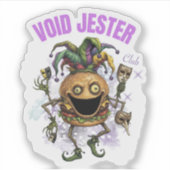 Void Jester Club - フレンドバーガー シール (正面)
