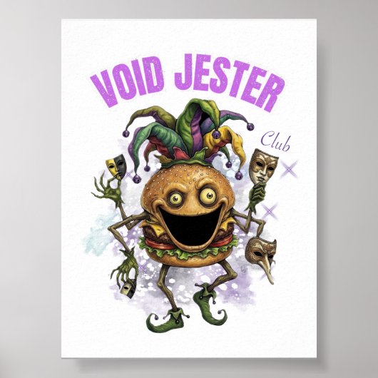 Void Jester Club - フレンドバーガー ポスター (正面)