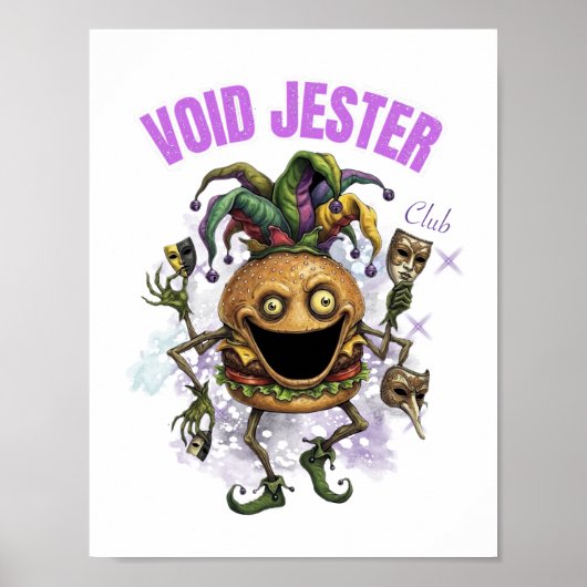 Void Jester Club - フレンドバーガー ポスター (正面)