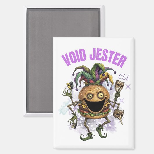 Void Jester Club - フレンドバーガー マグネット (正面/裏面)
