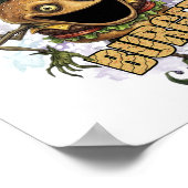 Void Jester Friend Burger 白 ポスター (角)