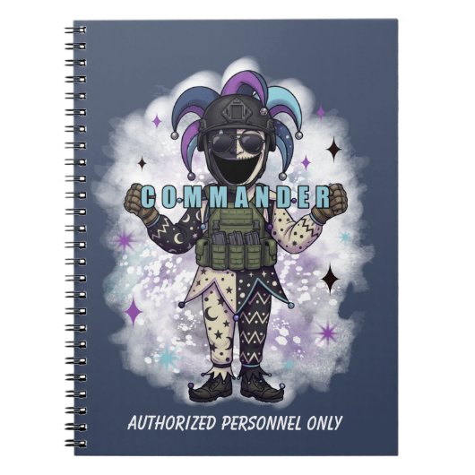 Void Jester Friend Commander ノートブック (正面)