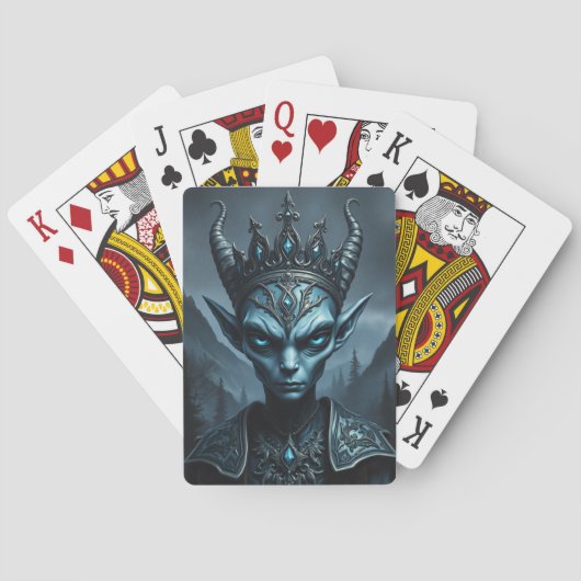 Void King Playing Cards – Dark Fantasy Deck Design トランプ (裏面)