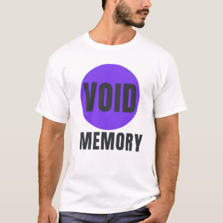 VOID MEMORY | モダン テクノロジー エステティック グラフィック デザイン Tシャツ