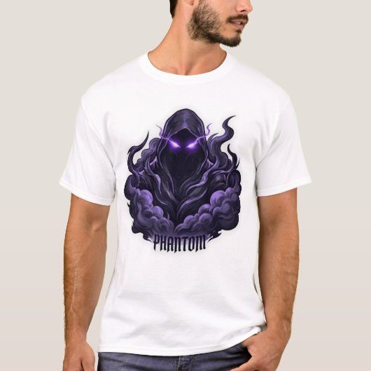 Void Phantom Dark Aesthetic T-Shirt – Gothic Stree Tシャツ (正面)