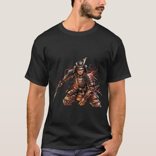 Void Samurai ダークアートTシャツ - 日本の戦争 Tシャツ (正面)