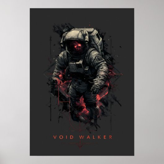 Void Walker Astronaut Heavy Metal ポスター (正面)