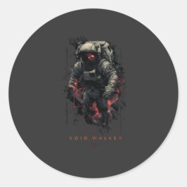 Void Walker Astronaut Heavy Metal ラウンドシール