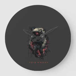 Void Walker Astronaut Heavy Metal ラージ壁時計