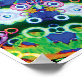 Voilaキネティックコラージュ万華鏡のように千変万化するパターンポスター ポスター (角)