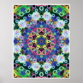 Voilaキネティックコラージュ万華鏡のように千変万化するパターンポスター ポスター (正面)