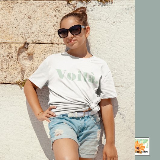 Voila Shirt、フランスのことわざギフト、パリワード Tシャツ