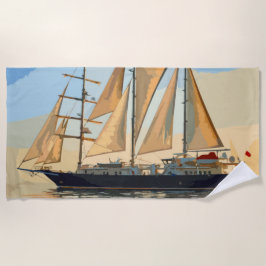 voilier ビーチタオル