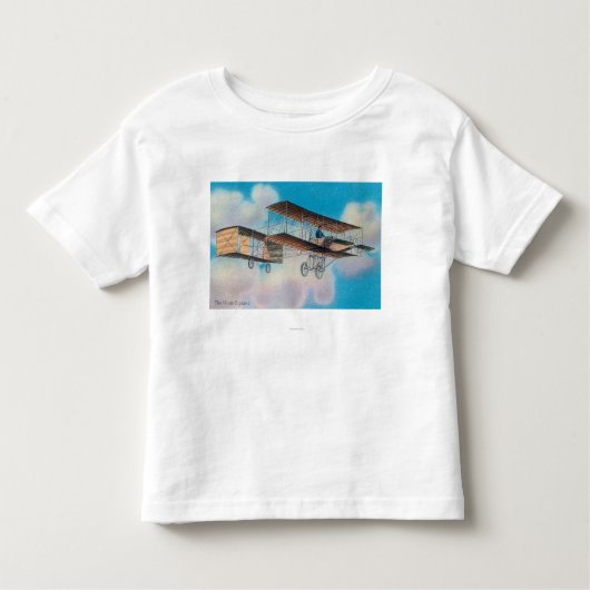 Voisin BiplaneFranceの眺め トドラーTシャツ (正面)