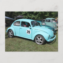 Voiture bleue ポストカード