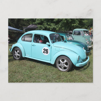 Voiture bleue ポストカード