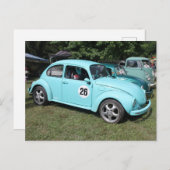 Voiture bleue ポストカード (正面/裏面)