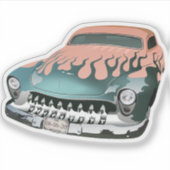 voiture hot rod シール (正面)