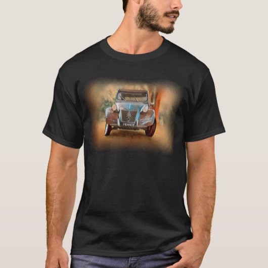 Voiture vintage : La 2cv Tシャツ (正面)