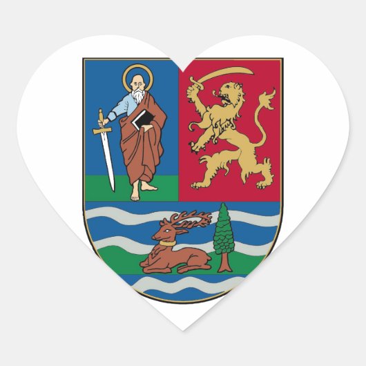 Vojvodina grb、コート・オブ・アームズ ハートシール (正面)