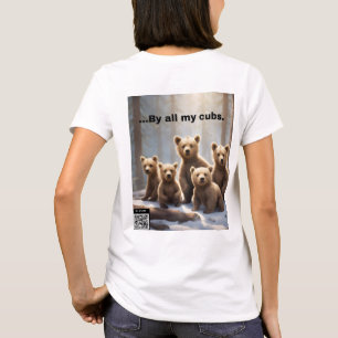 "Voked 最高の Mama Bear" Mothers'Day Tシャツ