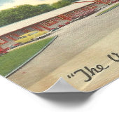 VOLモーテルノックスビルTN～ヴィンテージリネンポストカード ポスター (角)