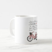 vol25生命は自転車の乗車のようです コーヒーマグカップ (正面左)