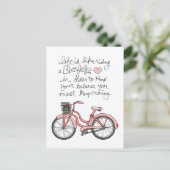 vol.25の人生は自転車に乗るようなものだ ポストカード (スタンド正面)