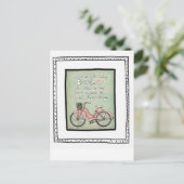 vol.25 – 人生はバイクイルに乗るようなものだ ポストカード (スタンド正面)