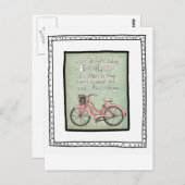 vol.25 – 人生はバイクイルに乗るようなものだ ポストカード (正面/裏面)