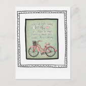 vol.25 - 人生は自転車に乗ることに似ている ポストカード (正面)