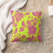 Vol Lime 💚💗 Floral Bird クッション (ブランケット)
