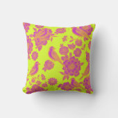 Vol Lime 💚💗 Floral Bird クッション (正面)