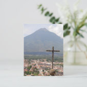 Volcan Agua，グアテマラ，はがき ポストカード (スタンド正面)