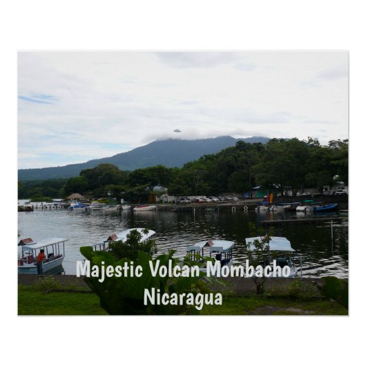 Volcan Mombacho威厳のある – グラナダ，ニカラグア ポスター (正面)