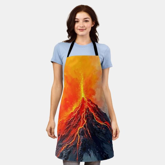 Volcanic Eruption: Raw Power エプロン (着用した状態)