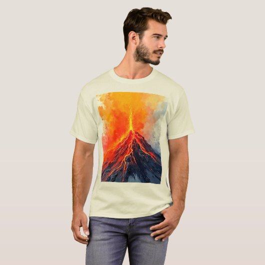 Volcanic Eruption: Raw Power Tシャツ (正面フル)