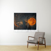 Volcanic White Tiger Premium Wall Art – Fine Art C タペストリー (インサイチュ(横))