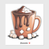 Volcano Hot Chocolate Dream Mug sticker シール (シート)