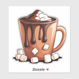 Volcano Hot Chocolate Dream Mug sticker シール