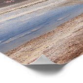 Volcano in an Altiplano landscape poster ポスター (角)