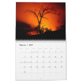 Volcano National Park Calendar カレンダー (2月 2027)