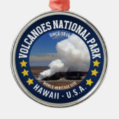 Volcanoes National Park Hawaii  メタルオーナメント (正面)