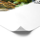 Volcanoes National Park Hawaii Poster, Watercolor, ポスター (角)