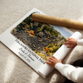 Volcanoes National Park Hawaii Poster, Watercolor, ポスター