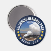 Volcanoes National Park Hawaii Since 1916 マグネット (正面/裏面)