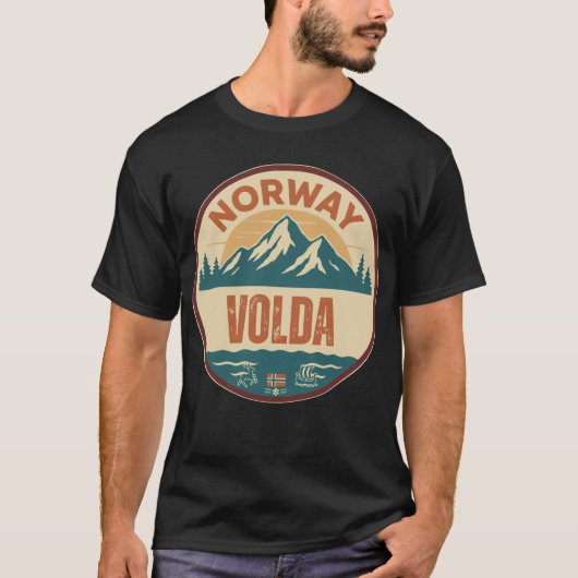 Volda, Norge Norway Tシャツ (正面)