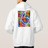 Volgograd Russia City Map パーカ (裏面)