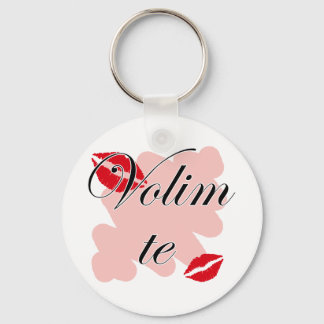 Volim te – セルビア語 – 愛してる キーホルダー